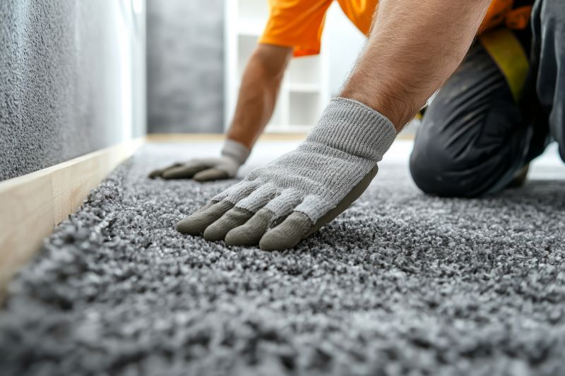 Basement Carpet Stretching in Kansas City, MO